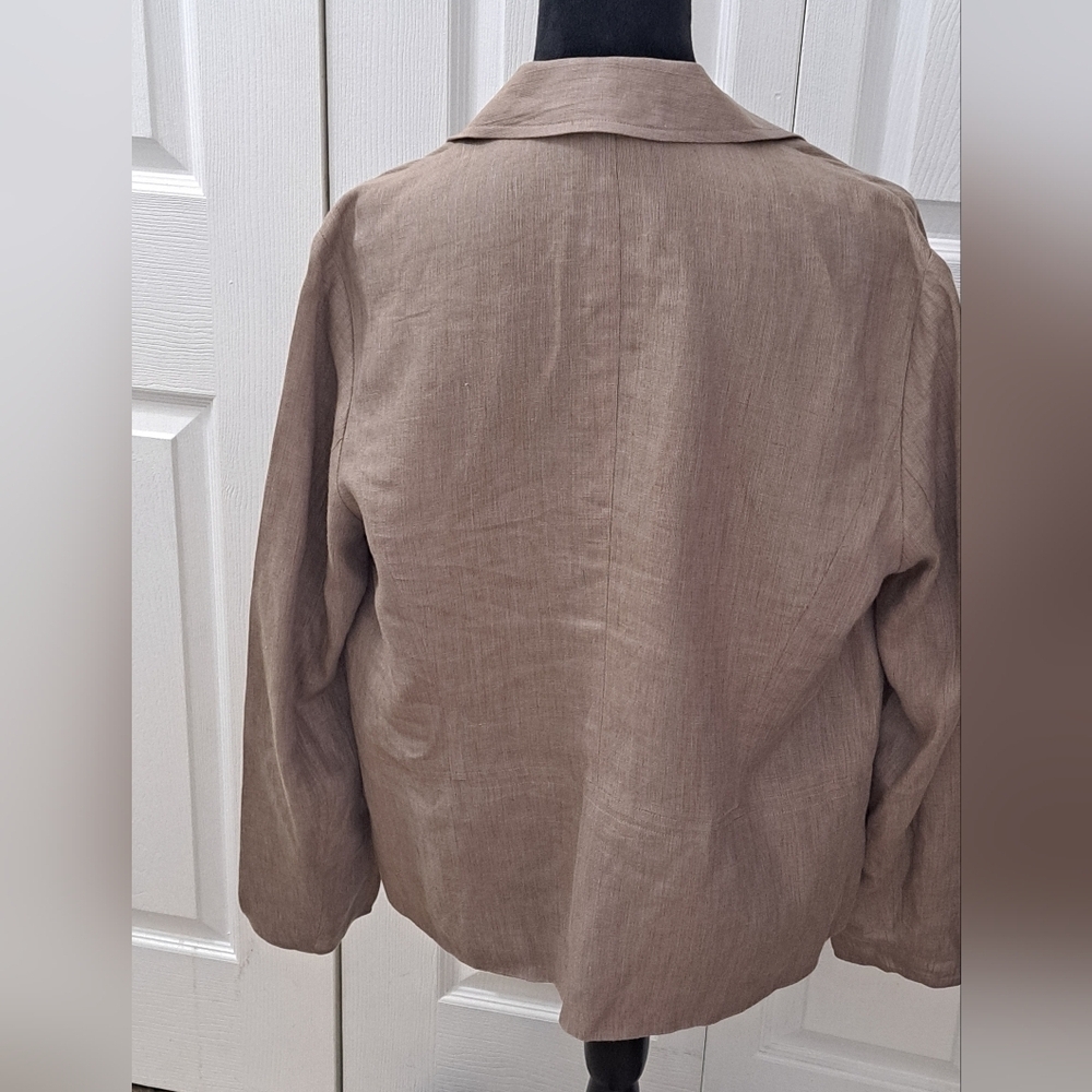 Addition Elle Olive Green Zip Up Jacket    Size 1X - Picture 8 of 13